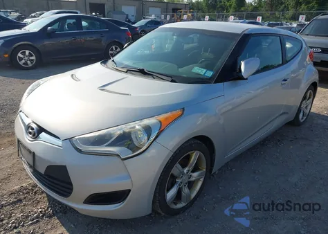 2014 Hyundai Veloster Base W/Black from USA, damaged, VIN KMHTC6AD6EU182632
